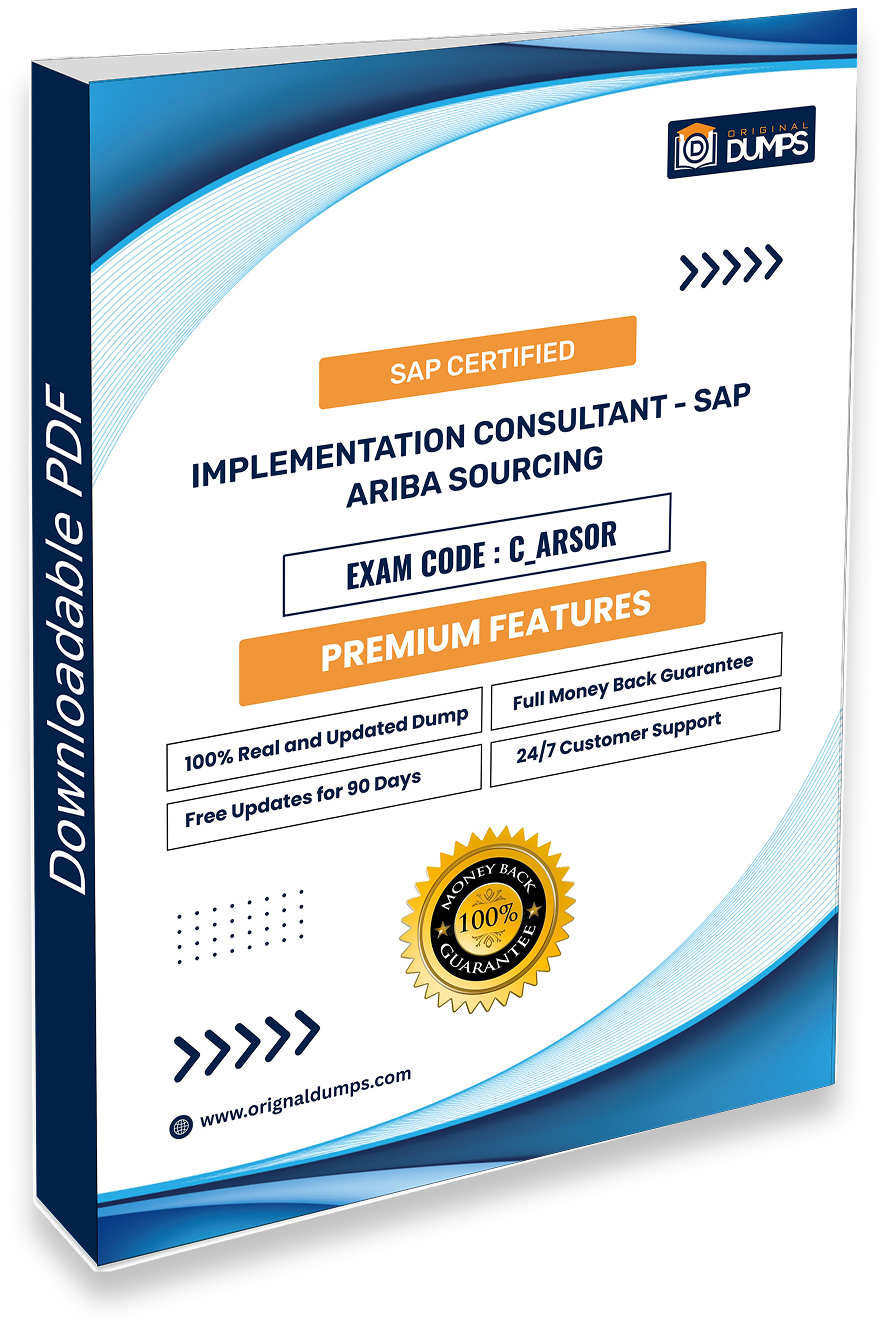SAP Certified - Implementation Consultant - SAP Ariba Sourcing C_ARSOR_2601