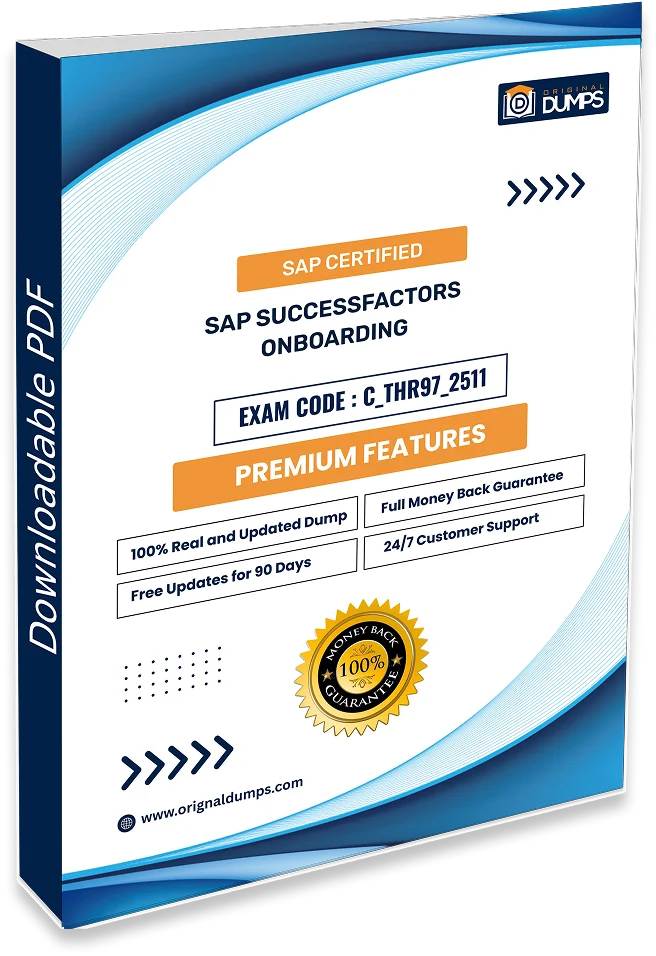 SAP Certified - SAP SuccessFactors Onboarding C_THR97_2511