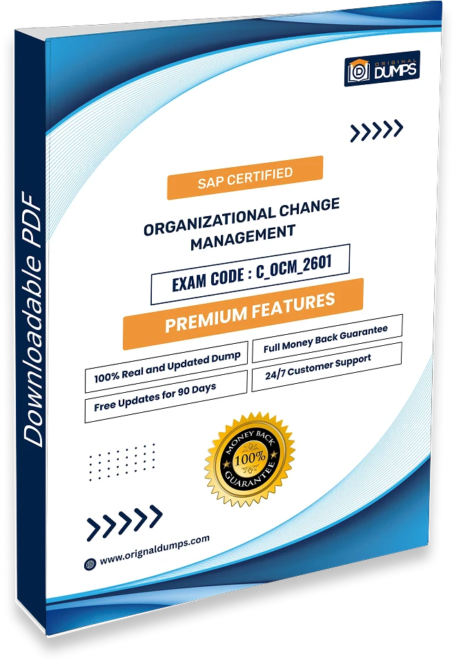 SAP Certified - Organizational Change Management C_OCM_2601