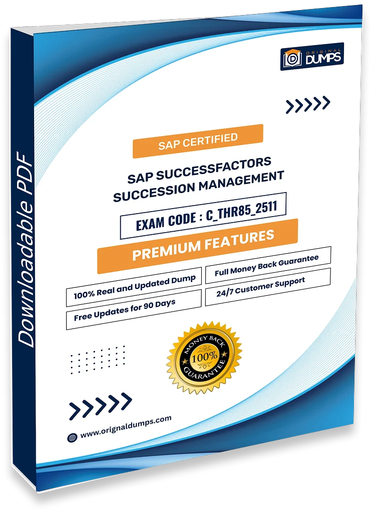 SAP Certified - SAP SuccessFactors Succession Management C_THR85_2511