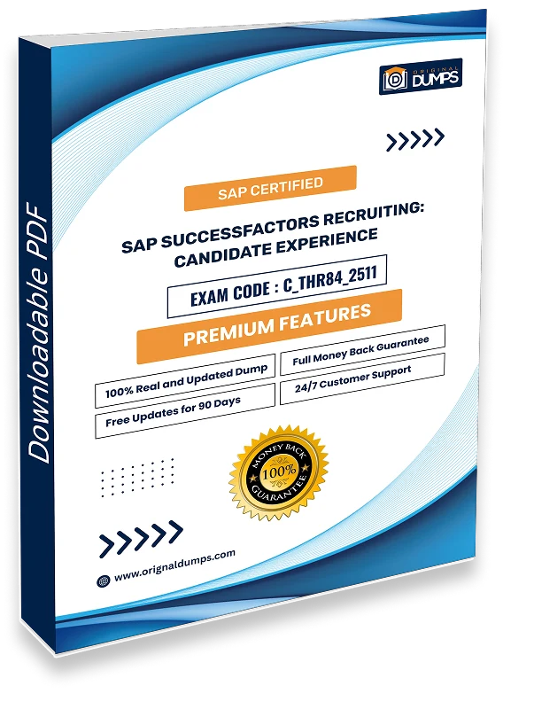 SAP SuccessFactors Recruiting: Candidate Experience C_THR84_2511