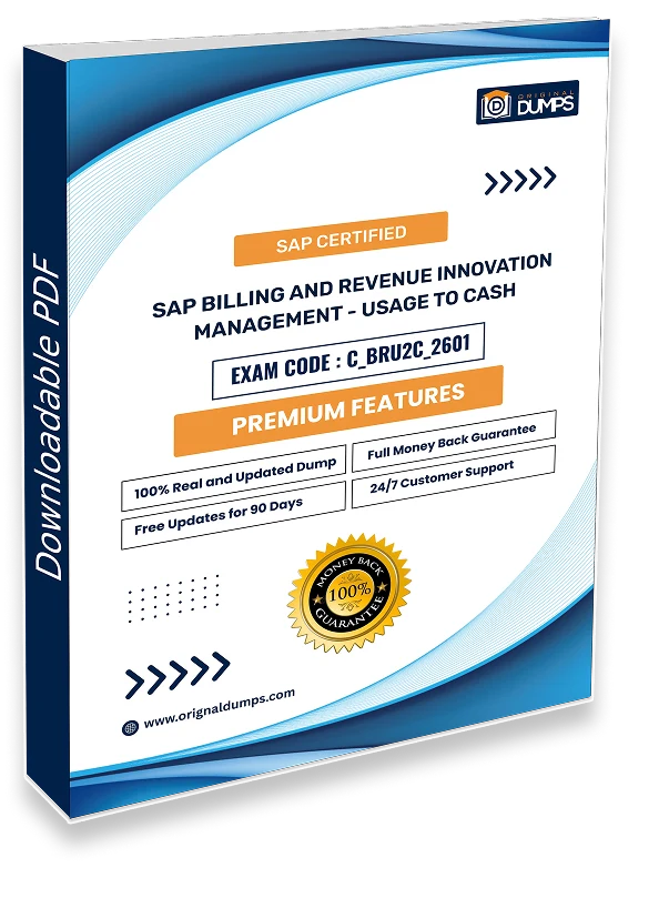 SAP Certified - SAP Billing and Revenue Innovation Management - Usage to Cash C_BRU2C_2601
