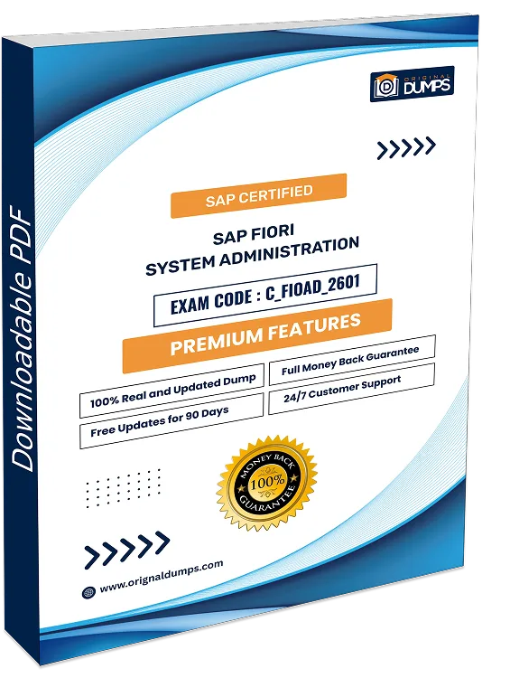 SAP Certified - SAP Fiori System Administration C_FIOAD_2601