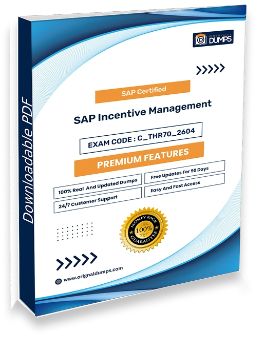 SAP Certified - SAP Incentive Management C_THR70_2604