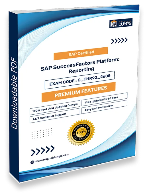 SAP Certified - SAP SuccessFactors Platform: Reporting C_THR92_2605