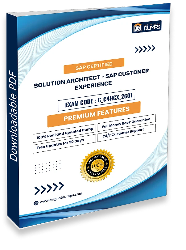 SAP Certified - Solution Architect - SAP Customer Experience C_C4HCX_2601