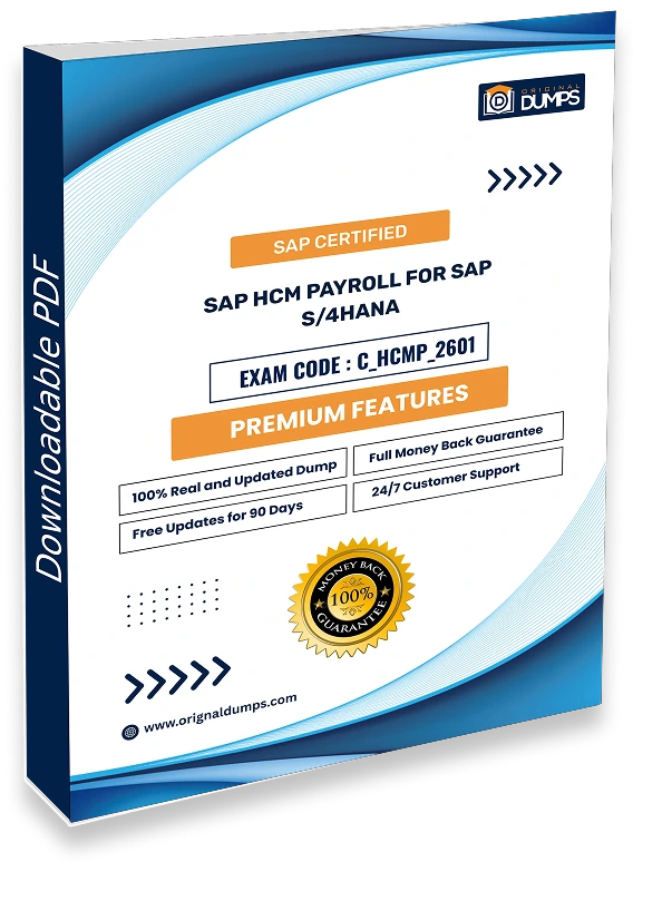 SAP Certified - SAP HCM Payroll for SAP S/4HANA C_HCMP_2601