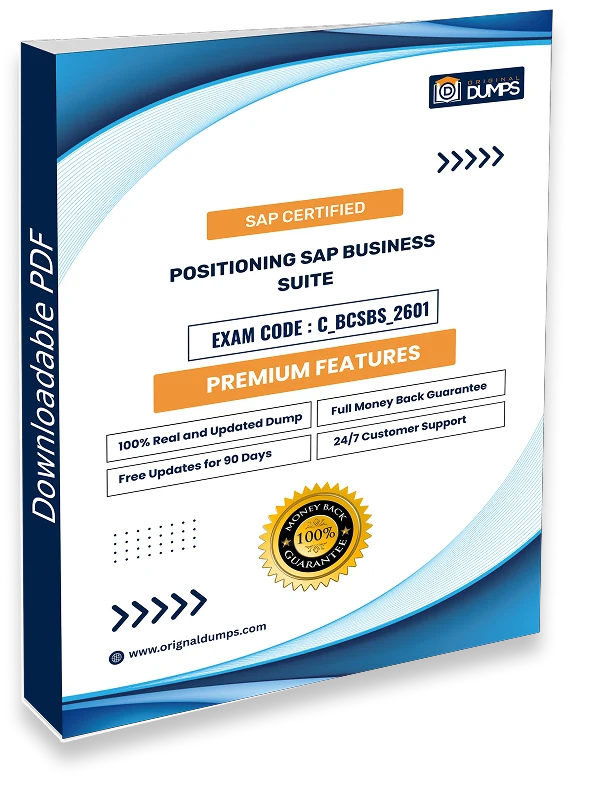 SAP Certified - Positioning SAP Business Suite C_BCSBS_2601